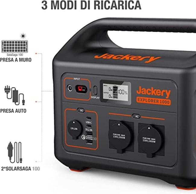 Stazione Di Ricarica Portatile Explorer 1000 Jackery